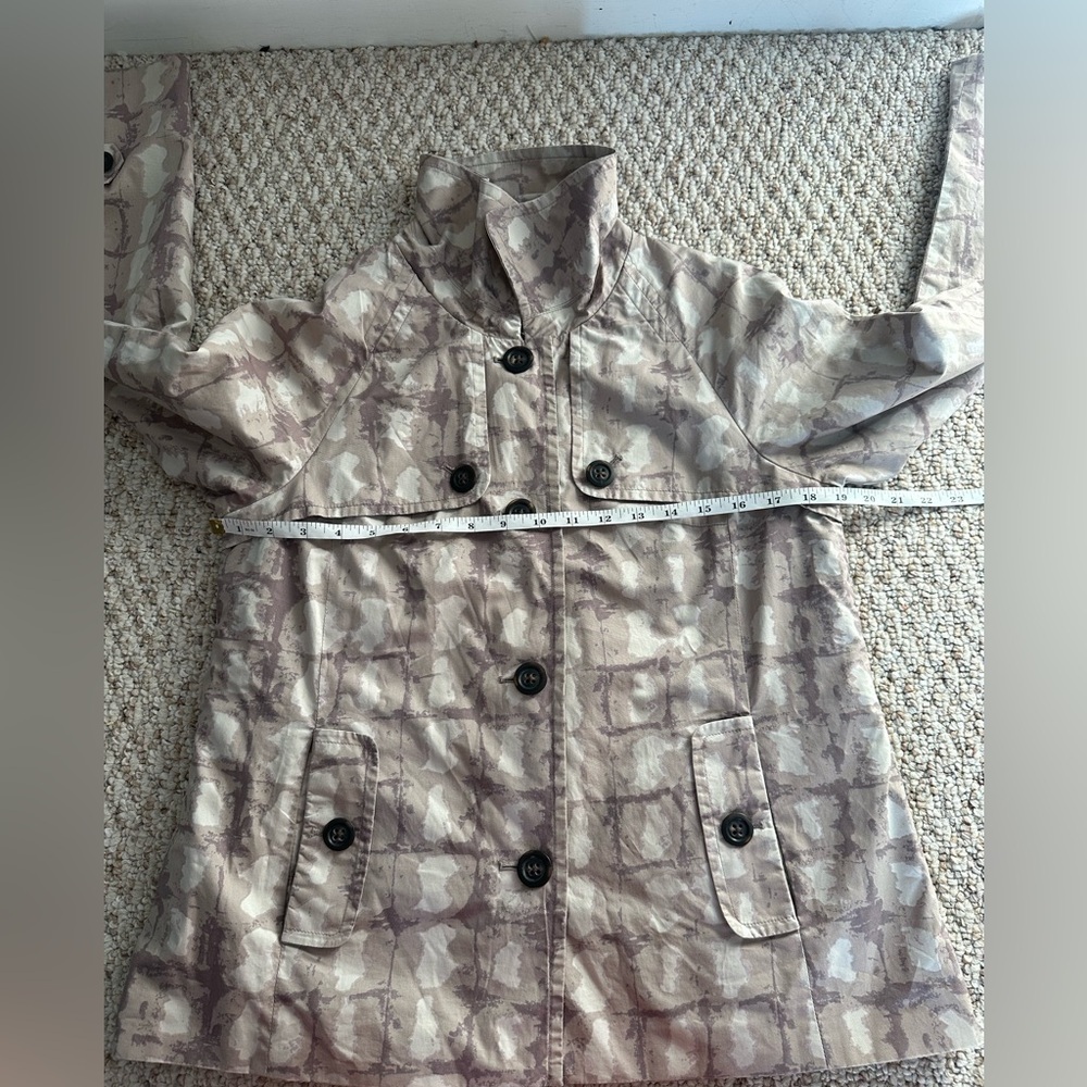 Banana Republic Size M multi square pattern outdoor wind breaker jacket - Picture 9 of 9